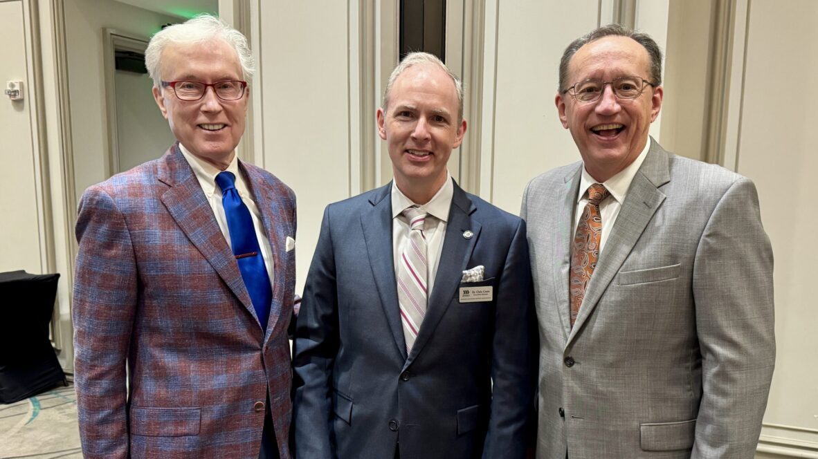 Rick Lance, Chris Crain, and Jeff Iorg